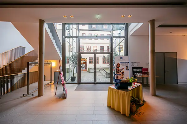 Eingang des Palais Salfeldt Quedlinburg